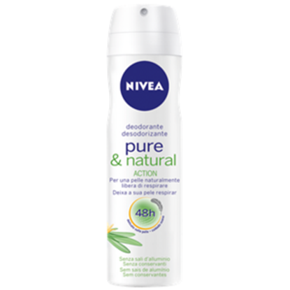 Picture of Desodorizante Nivea Spray Pure&Nat 150Ml