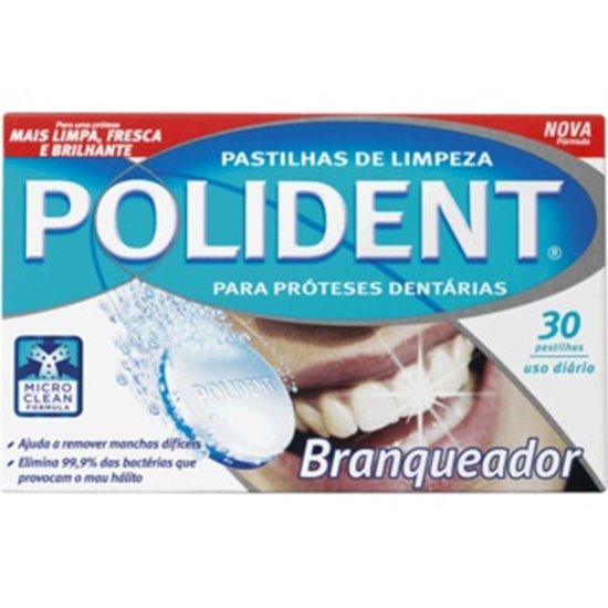 Picture of Pastilhas Polident Branqueadora 30 Uni