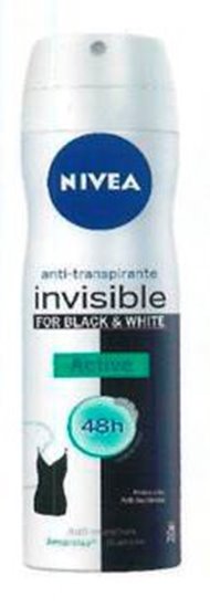 Picture of Desodorizante Nivea Spray Black&White Active Woman 150Ml