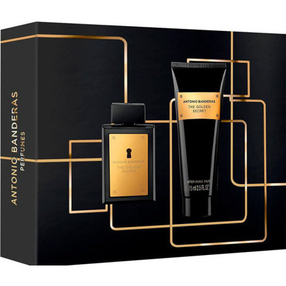 Picture of Conjunto António Banderas Gold Secret Masculino EDT 50ml + After Shave Bálsamo 75ml